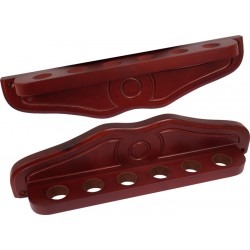 Buffalo keu rek voor 6 keuen deluxe mahonie look